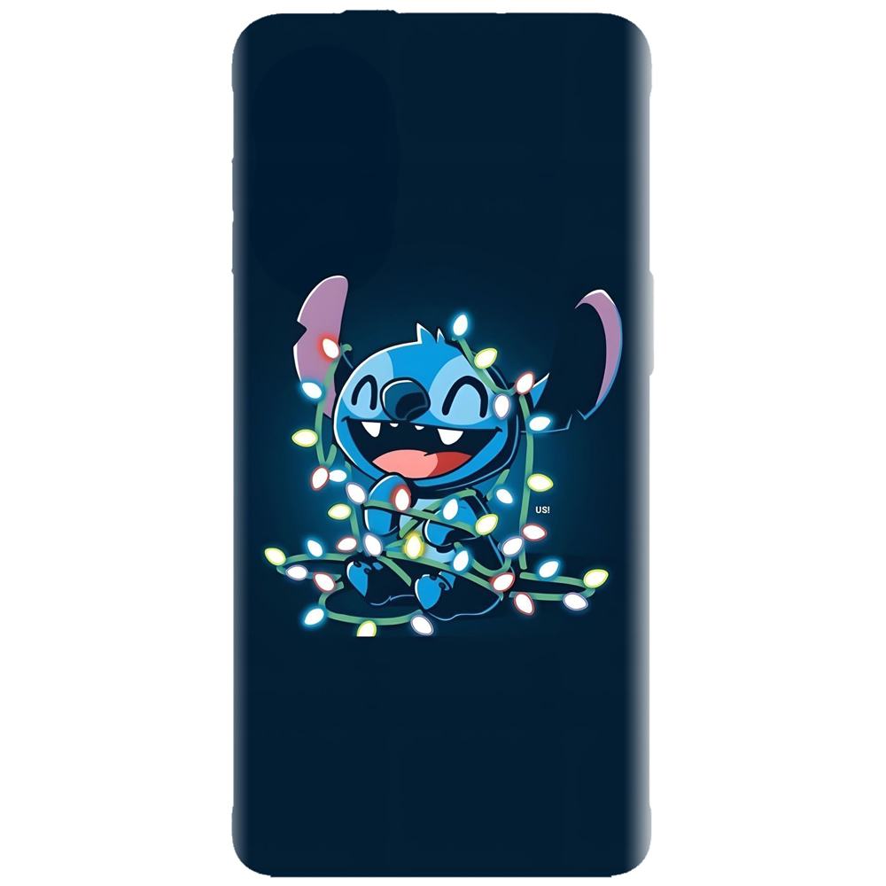 Husa de Crăciun cu Stitch personalizata - model 080