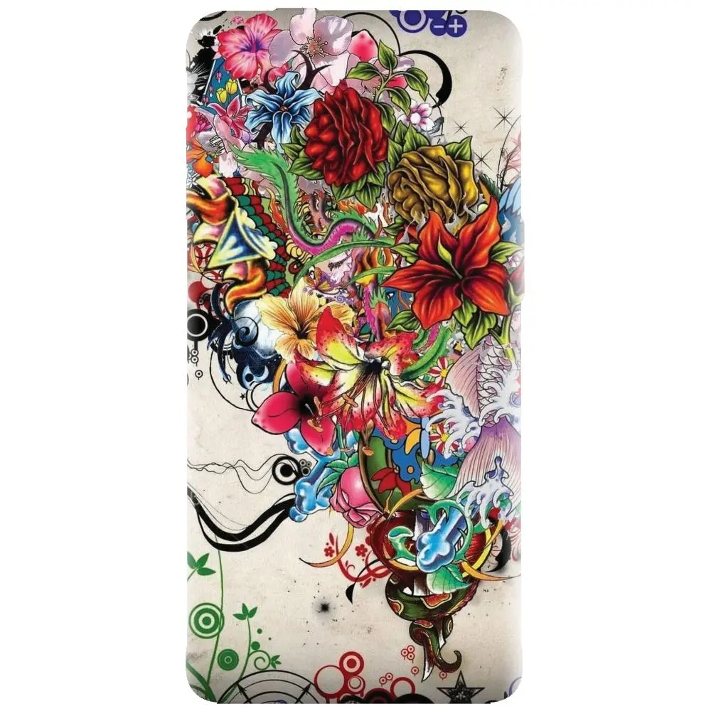 Husa din silicon - model Abstract Flowers