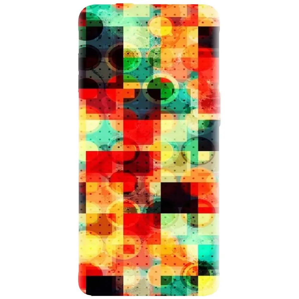 Husa din silicon - model Colorful Abstract