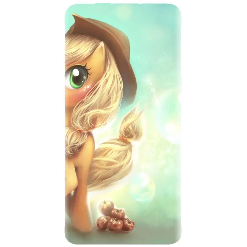 Husa din silicon - model Cute pony AppleJack