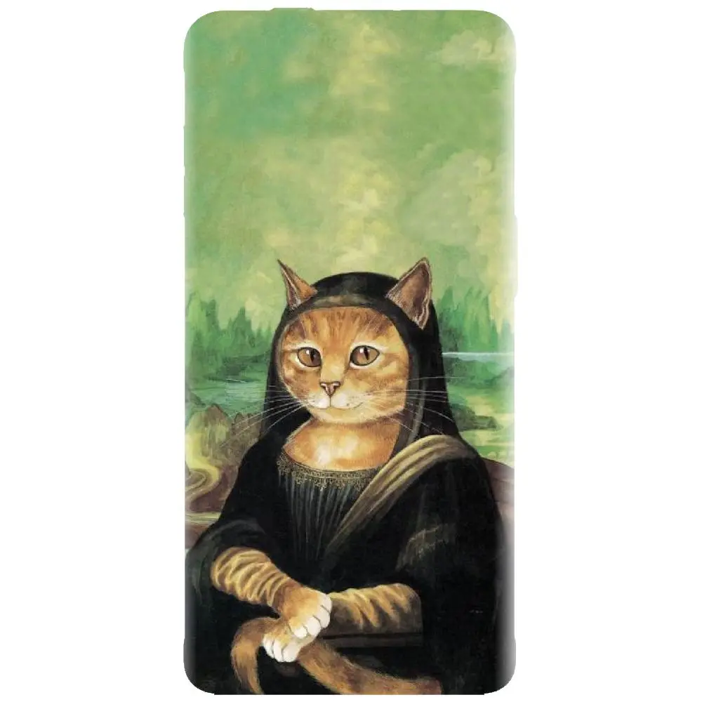 Husa din silicon - model Meowna Lisa