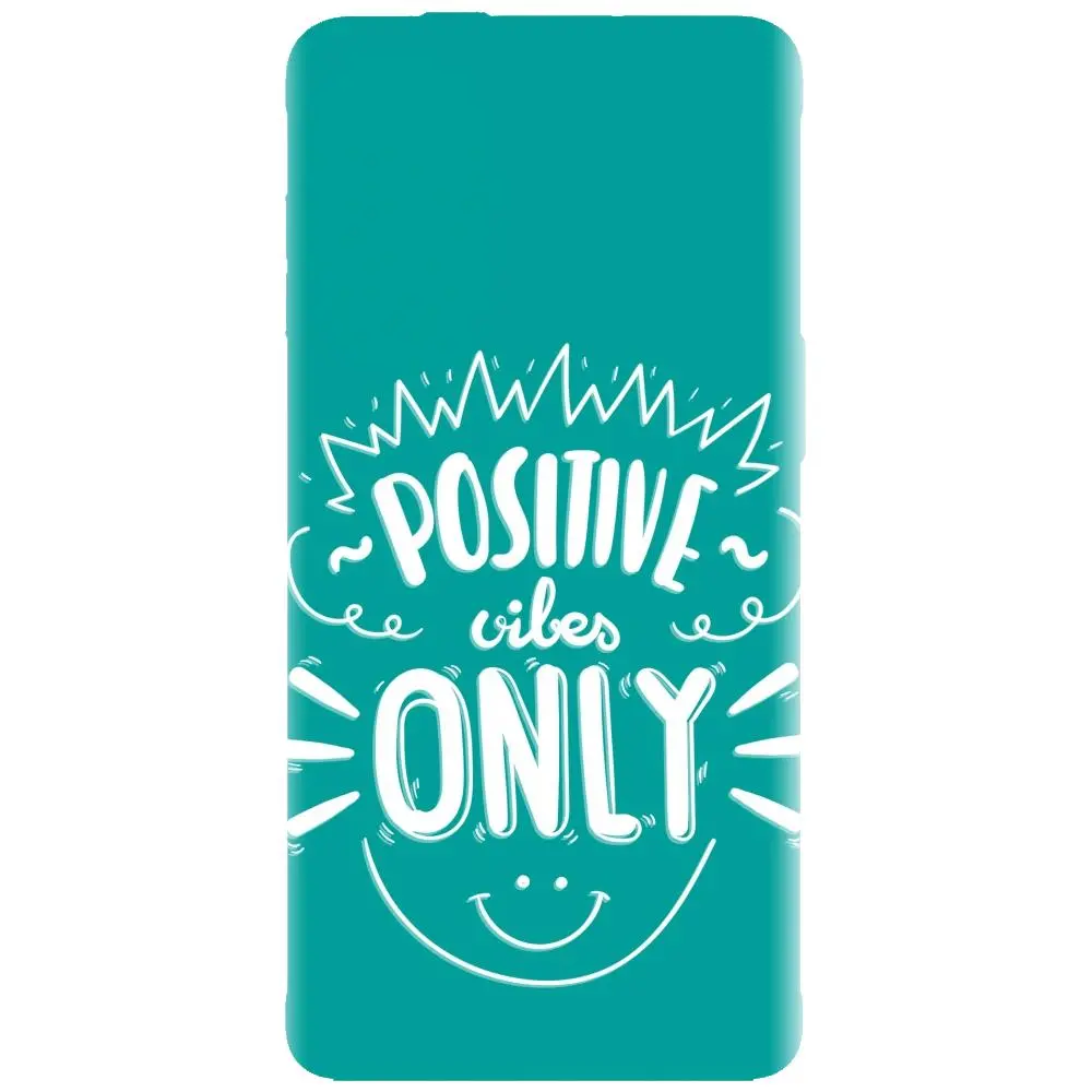 Husa din silicon - model Positive Vibes