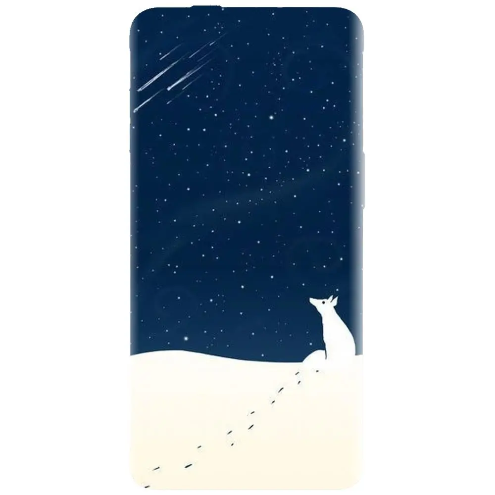 Husa din silicon - model Winter Night