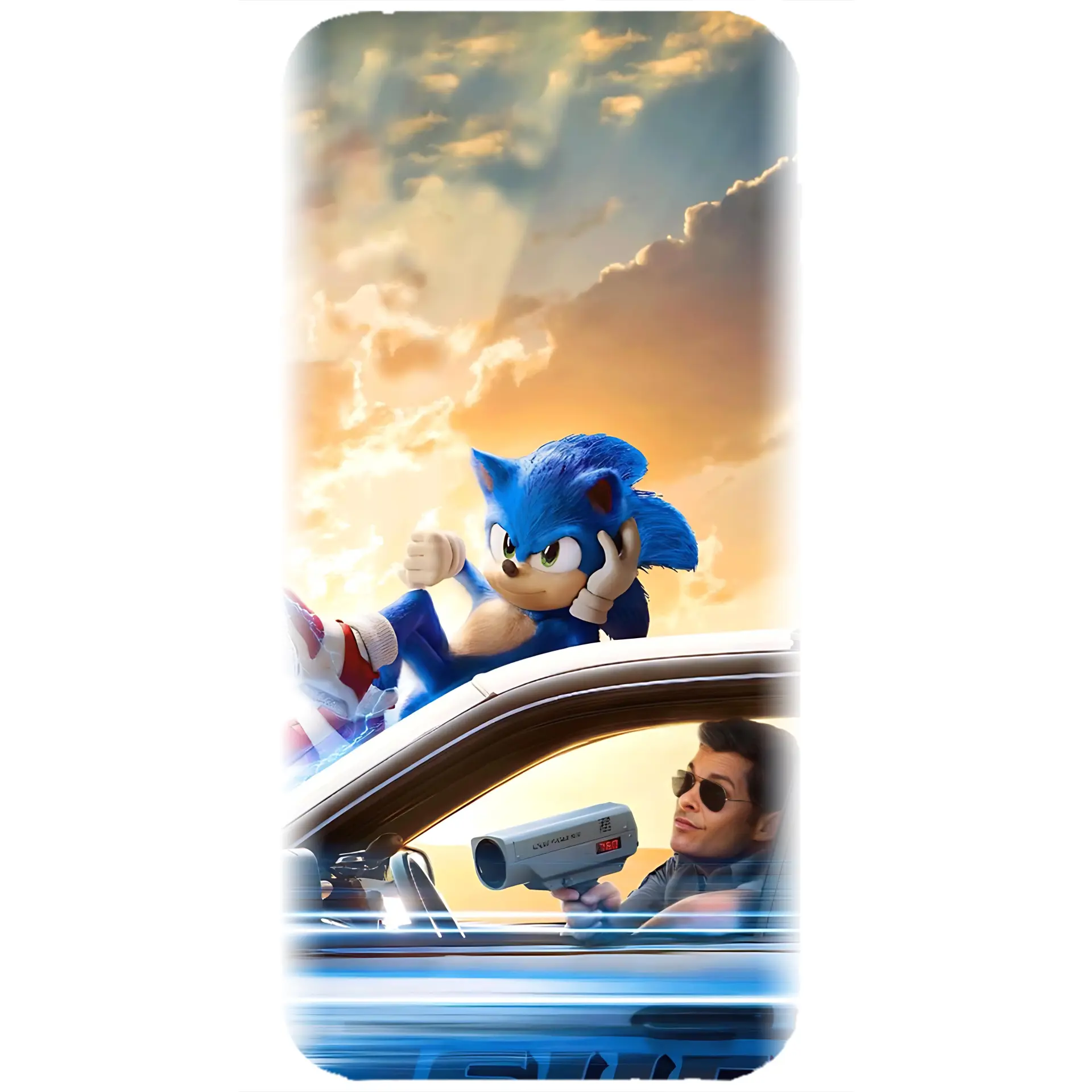 Husa personalizata cu Sonic - model 006